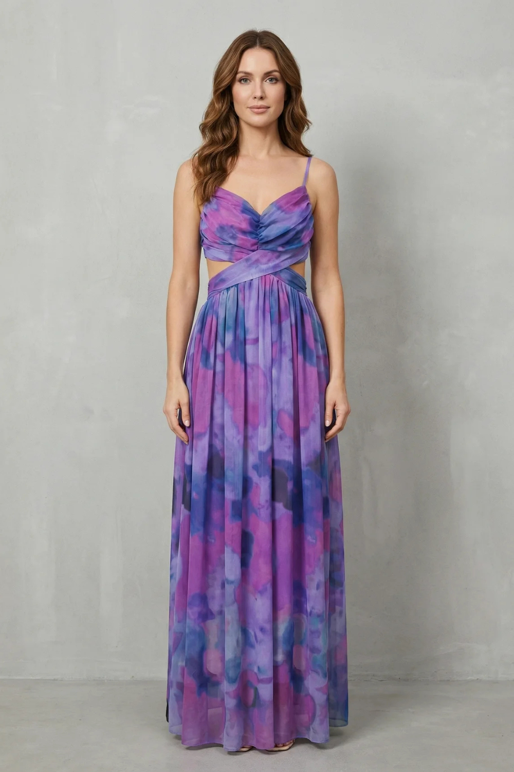 Aurellia – Watercolour romance – Sleeveless maxi dress-10598697566551-OLVIA ROSE LONDON