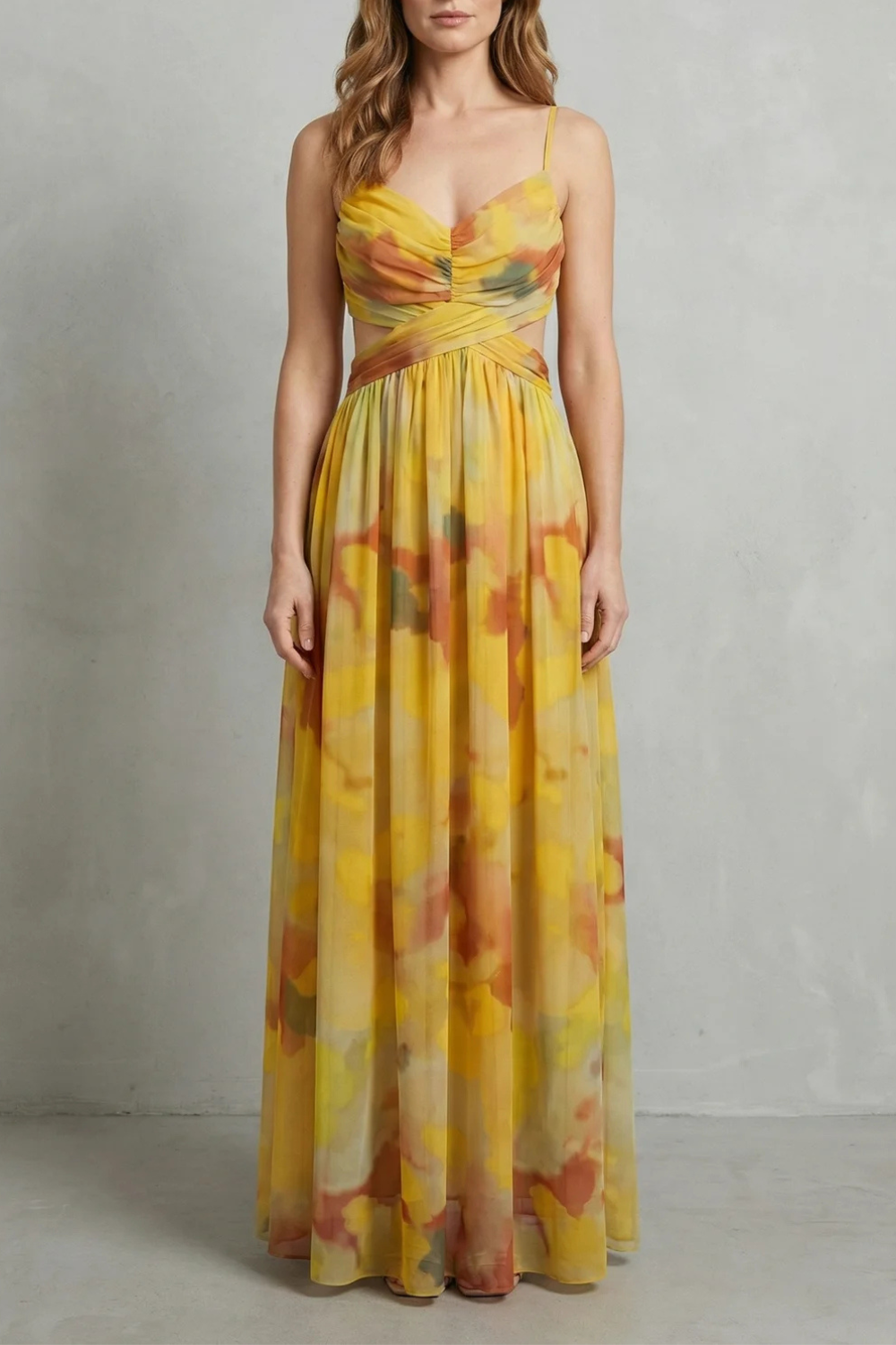 Aurellia – Watercolour romance – Sleeveless maxi dress-10598697566551-OLVIA ROSE LONDON