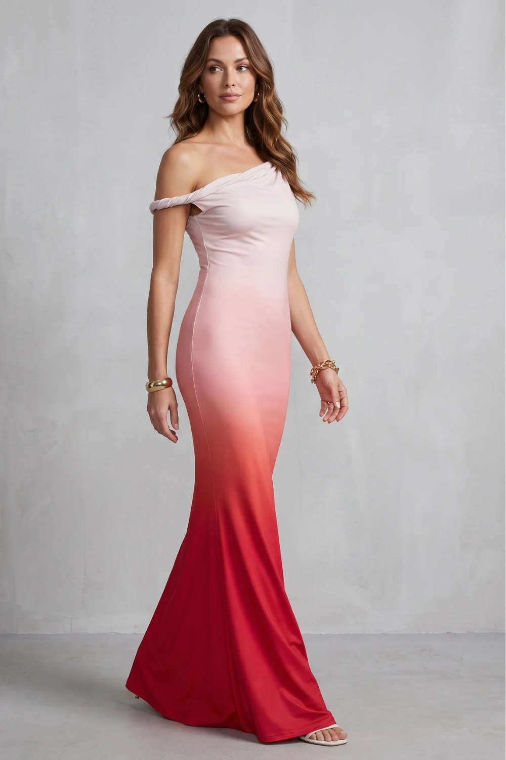 Liravelle – Off-shoulder floral allure – Maxi dress-10755314188631-OLVIA ROSE LONDON