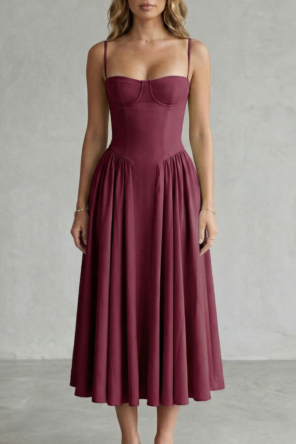 Calliope – Timeless structure – Women’s Sleeveless Structured Dress-10599022199127-OLVIA ROSE LONDON