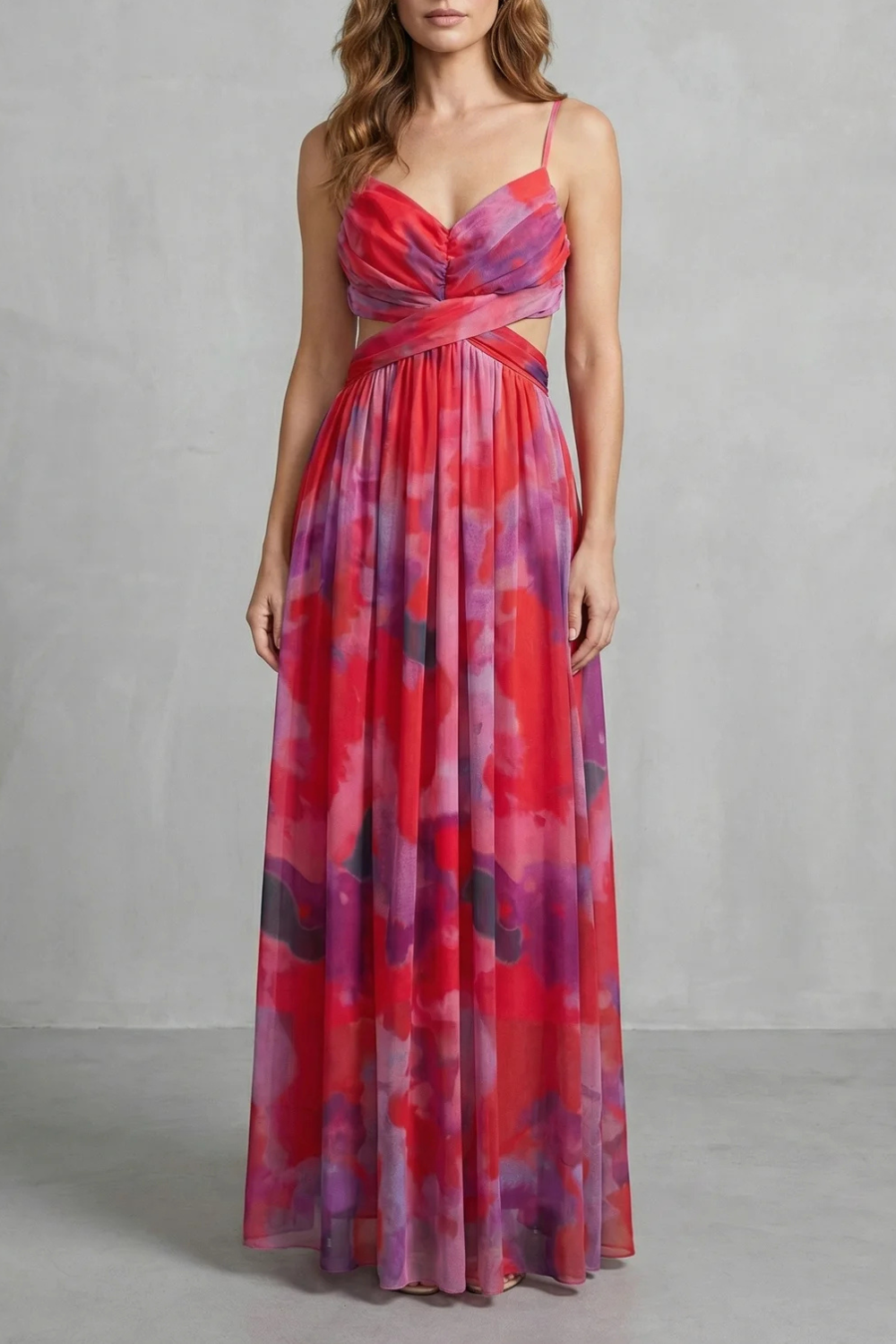 Aurellia – Watercolour romance – Sleeveless maxi dress-10598697566551-OLVIA ROSE LONDON