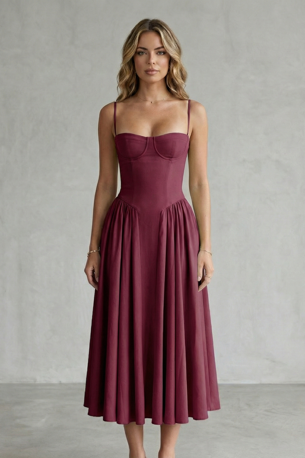 Calliope – Timeless structure – Women’s Sleeveless Structured Dress-10599022199127-OLVIA ROSE LONDON