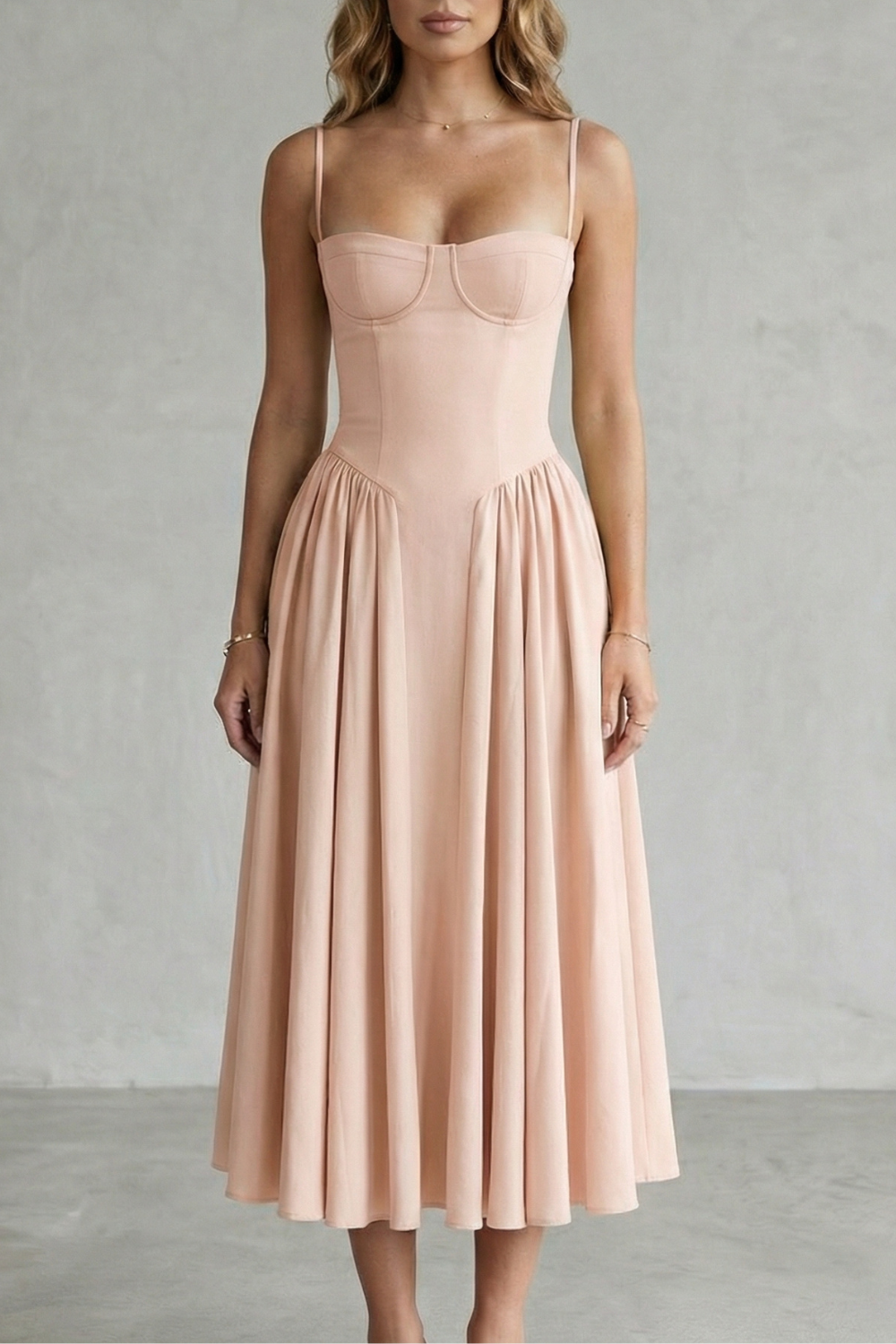 Calliope – Timeless structure – Women’s Sleeveless Structured Dress-10599022199127-OLVIA ROSE LONDON