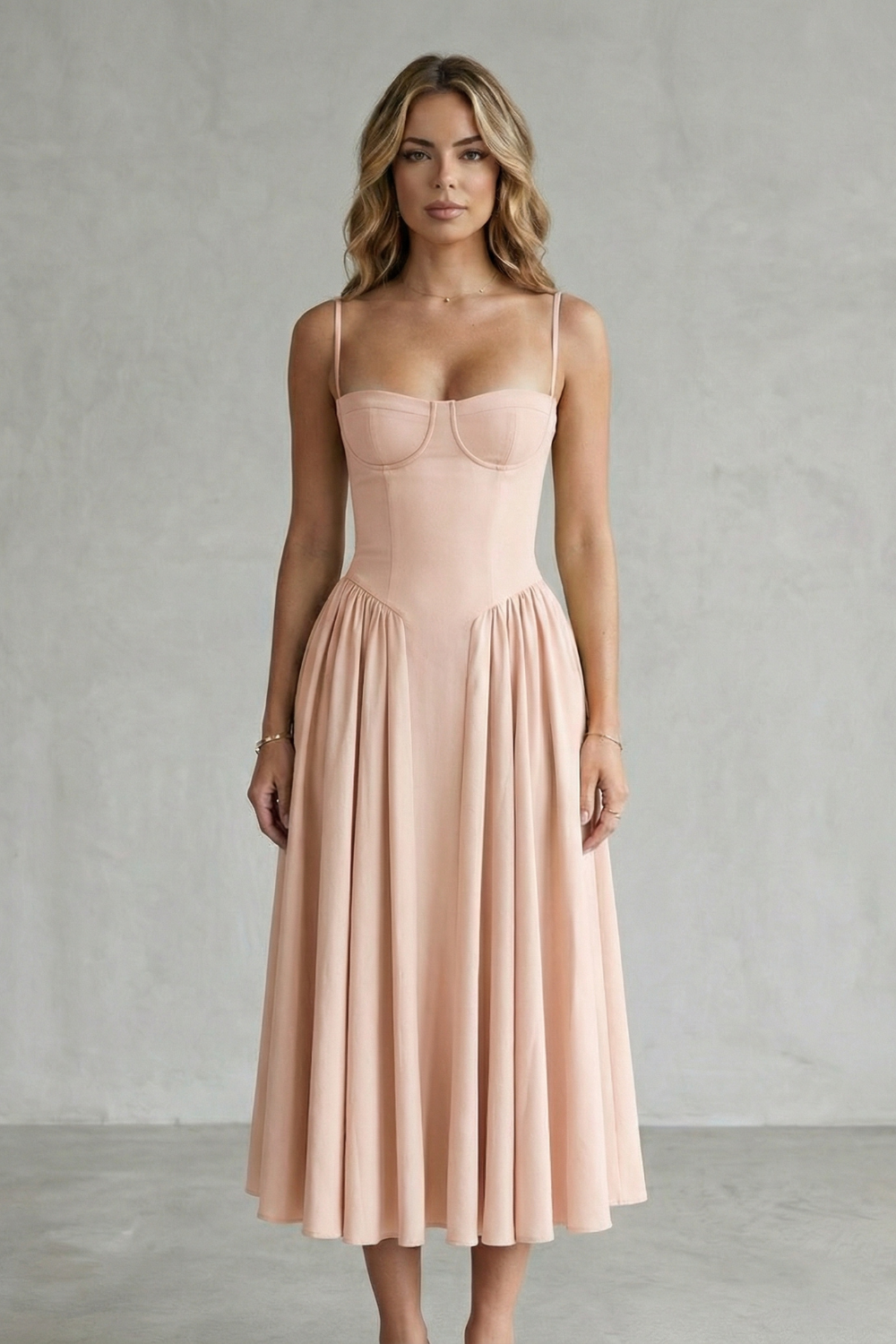Calliope – Timeless structure – Women’s Sleeveless Structured Dress-10599022199127-OLVIA ROSE LONDON