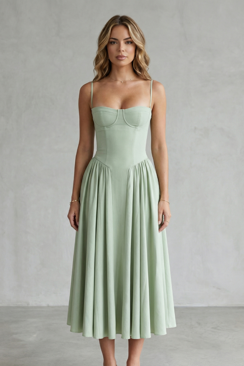 Calliope – Timeless structure – Women’s Sleeveless Structured Dress-10599022199127-OLVIA ROSE LONDON