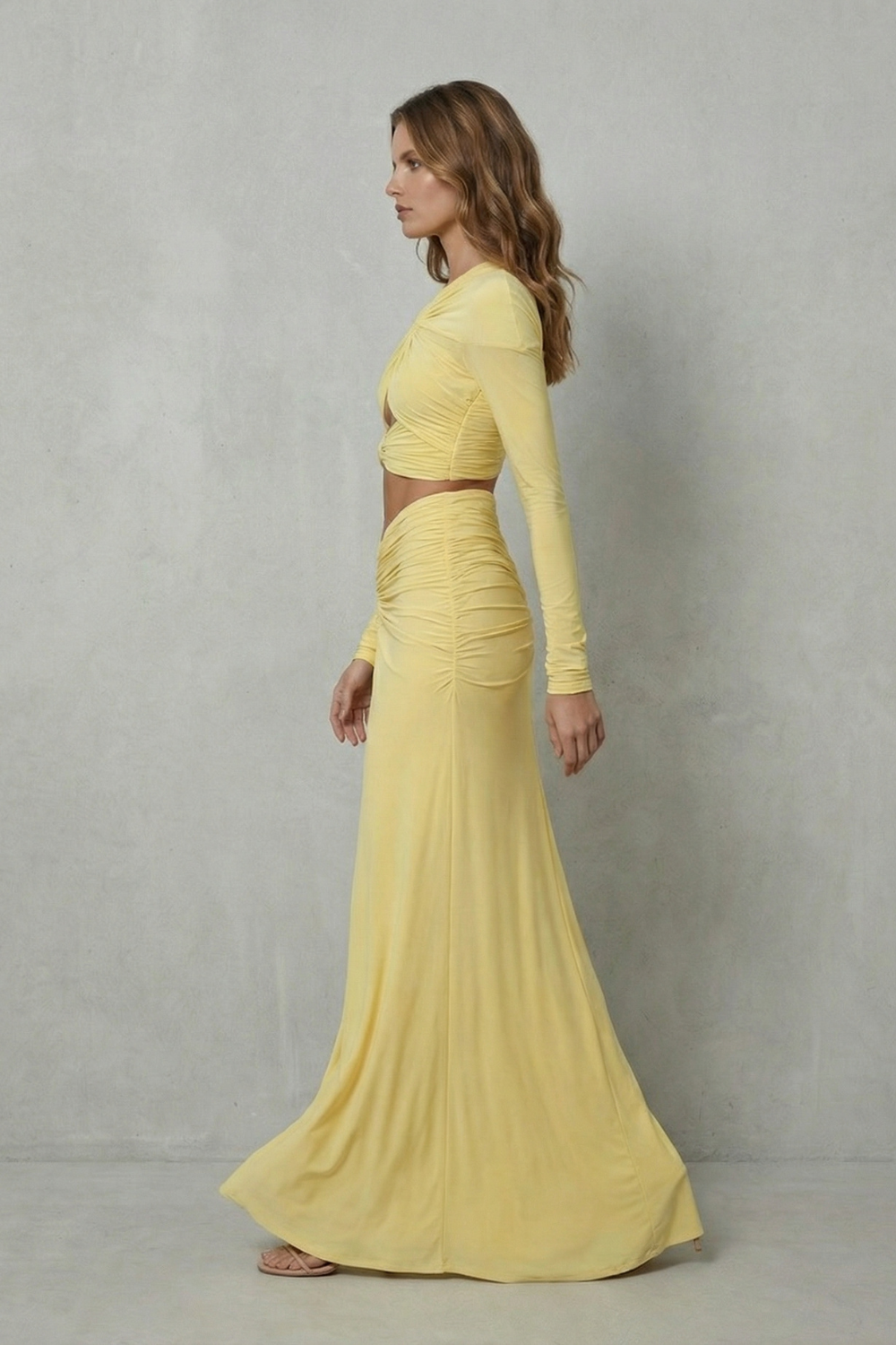 Juliet – Radiant allure – Women’s Ruched Cutout Skirt Set-10598837977431-OLVIA ROSE LONDON