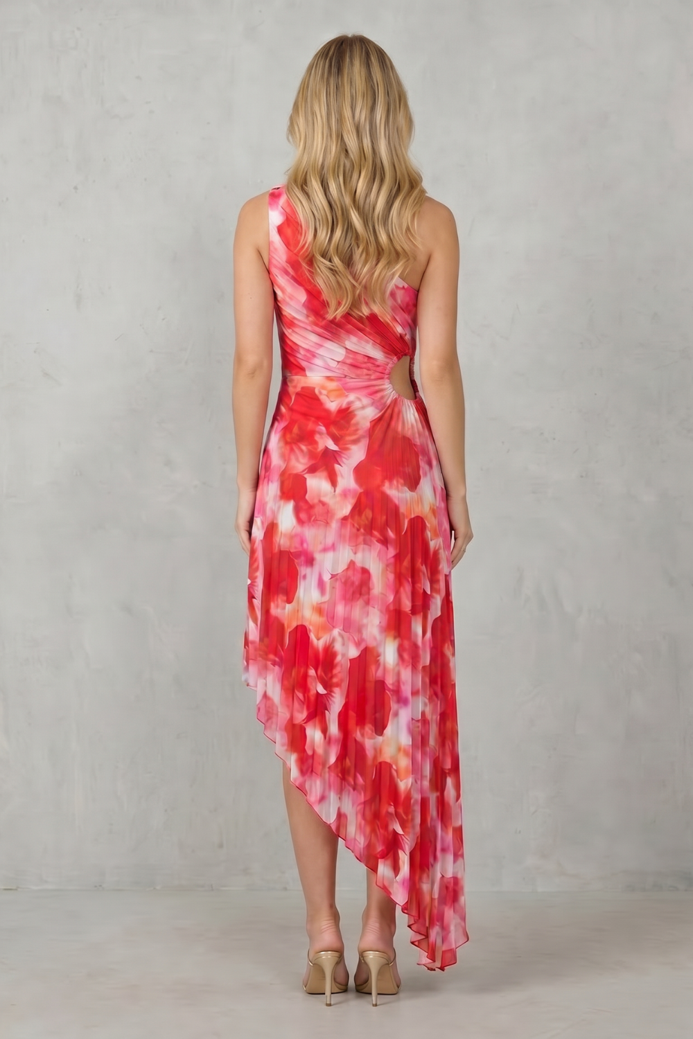Juniper – Bold bloom – Women’s One-Shoulder Printed Maxi Dress-10598813827415-OLVIA ROSE LONDON