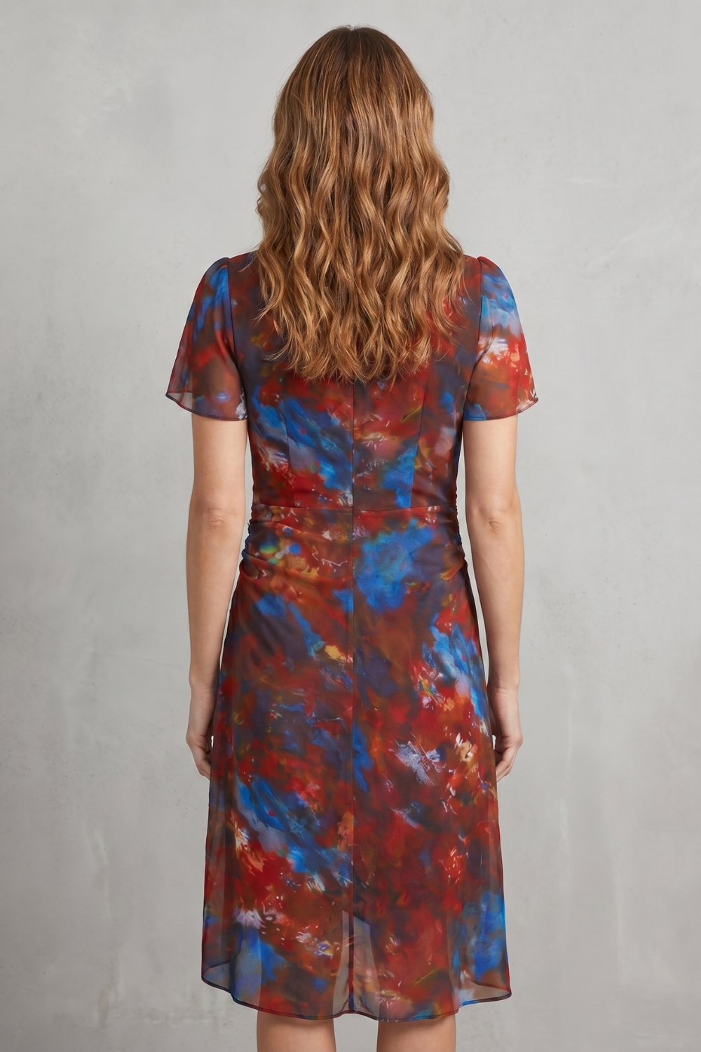 Velmora – Abstract bohemian allure – Midi dress-10642184765783-OLVIA ROSE LONDON