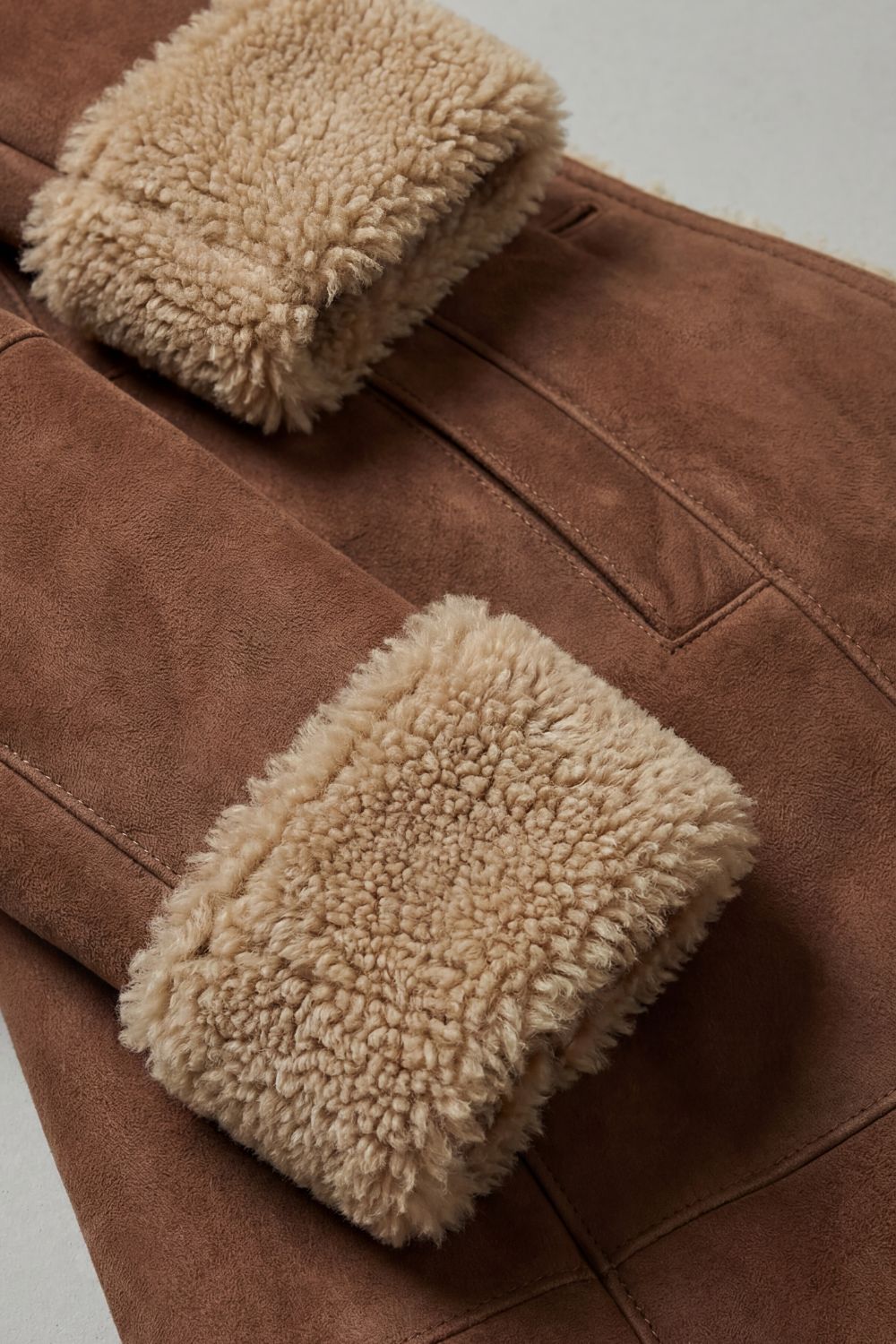 Selvion – Shearling-lined silhouette – Long winter coat-10487167877463-OLVIA ROSE LONDON