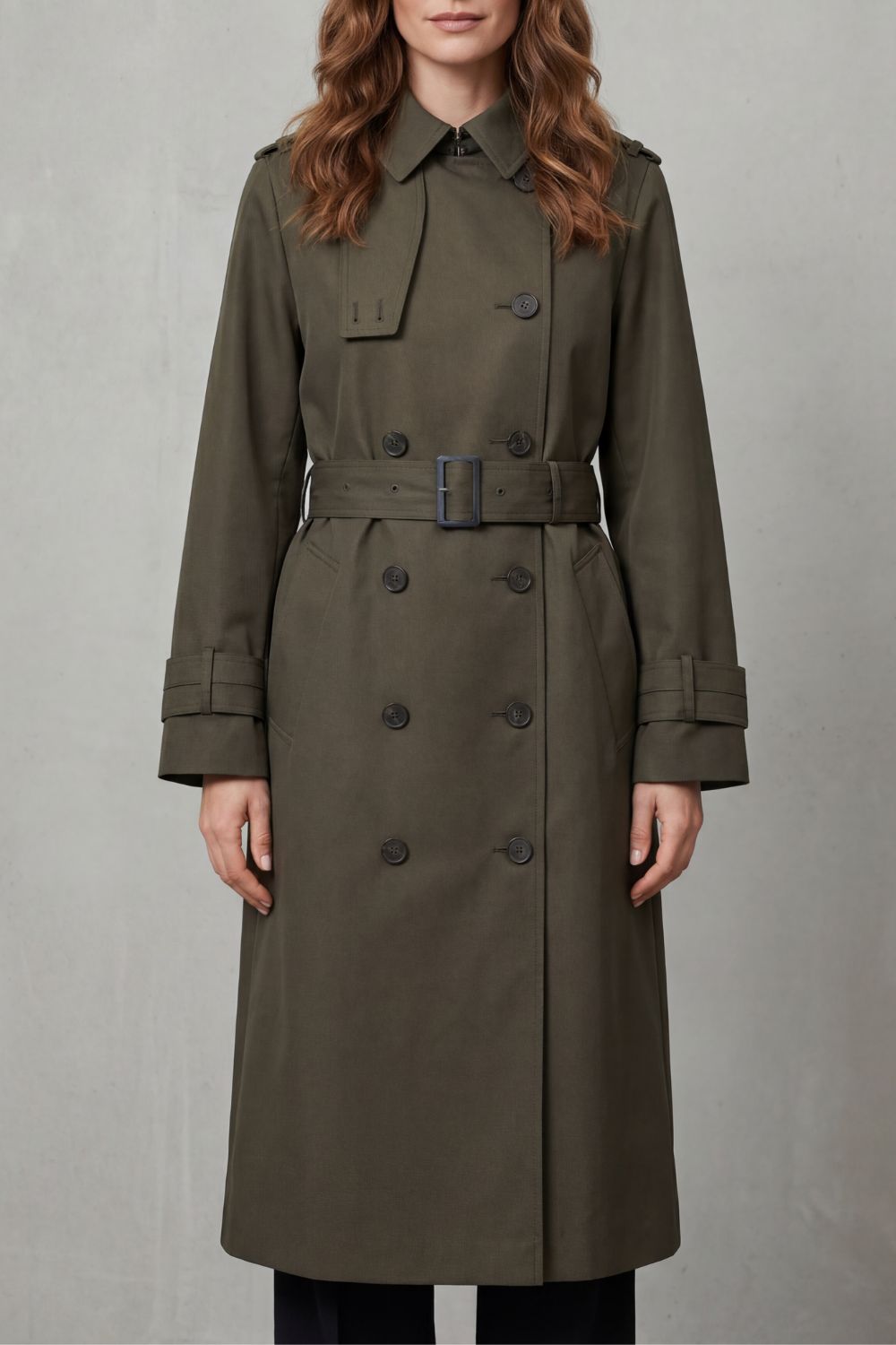 Sorellia – Classic cut – Double-breasted trench coat-10472591393111-OLVIA ROSE LONDON