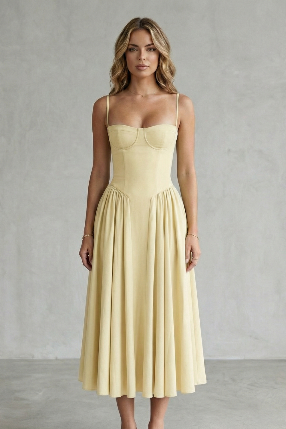 Calliope – Timeless structure – Women’s Sleeveless Structured Dress-10599022199127-OLVIA ROSE LONDON