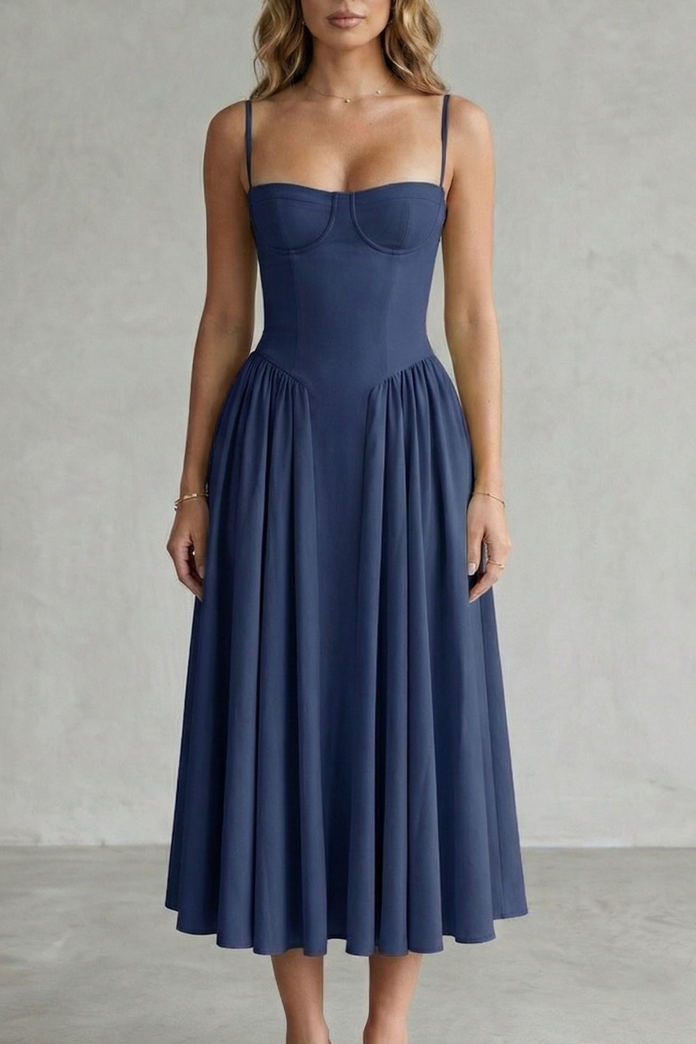 Calliope – Timeless structure – Women’s Sleeveless Structured Dress-10599022199127-OLVIA ROSE LONDON