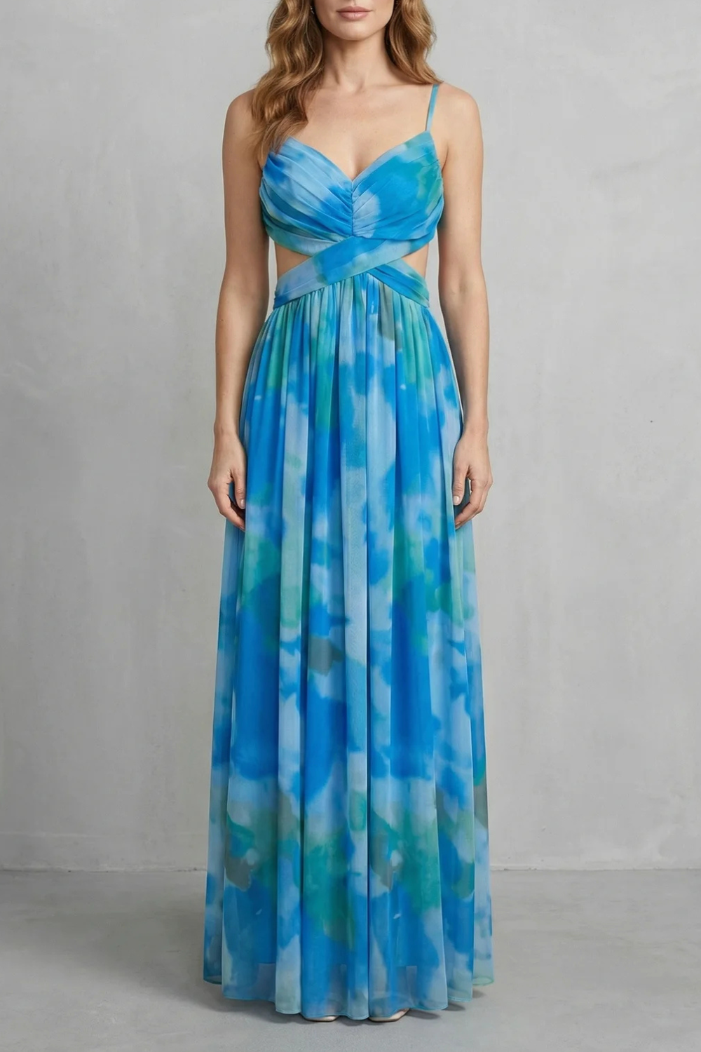 Aurellia – Watercolour romance – Sleeveless maxi dress-10598697566551-OLVIA ROSE LONDON
