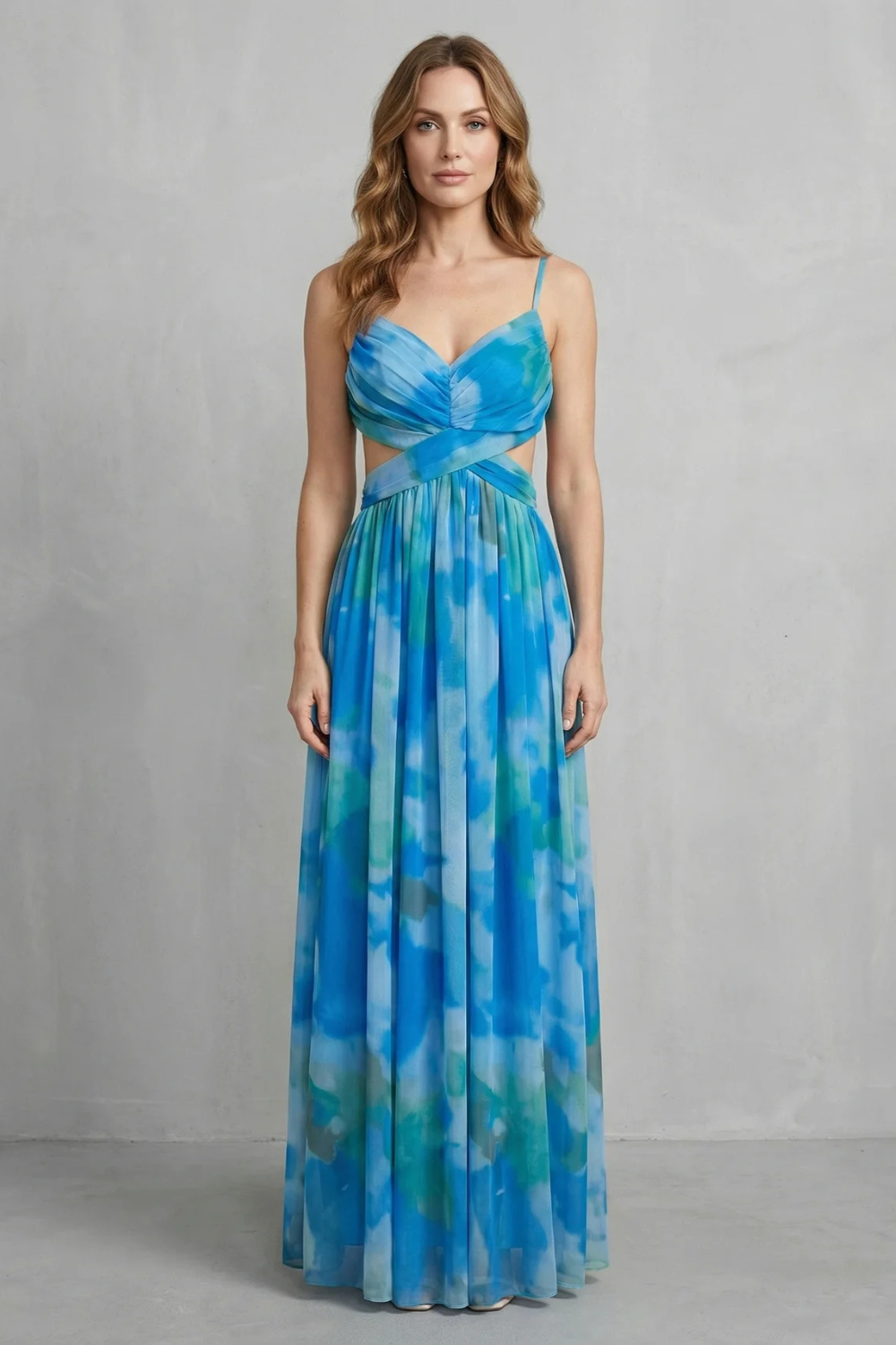 Aurellia – Watercolour romance – Sleeveless maxi dress-10598697566551-OLVIA ROSE LONDON