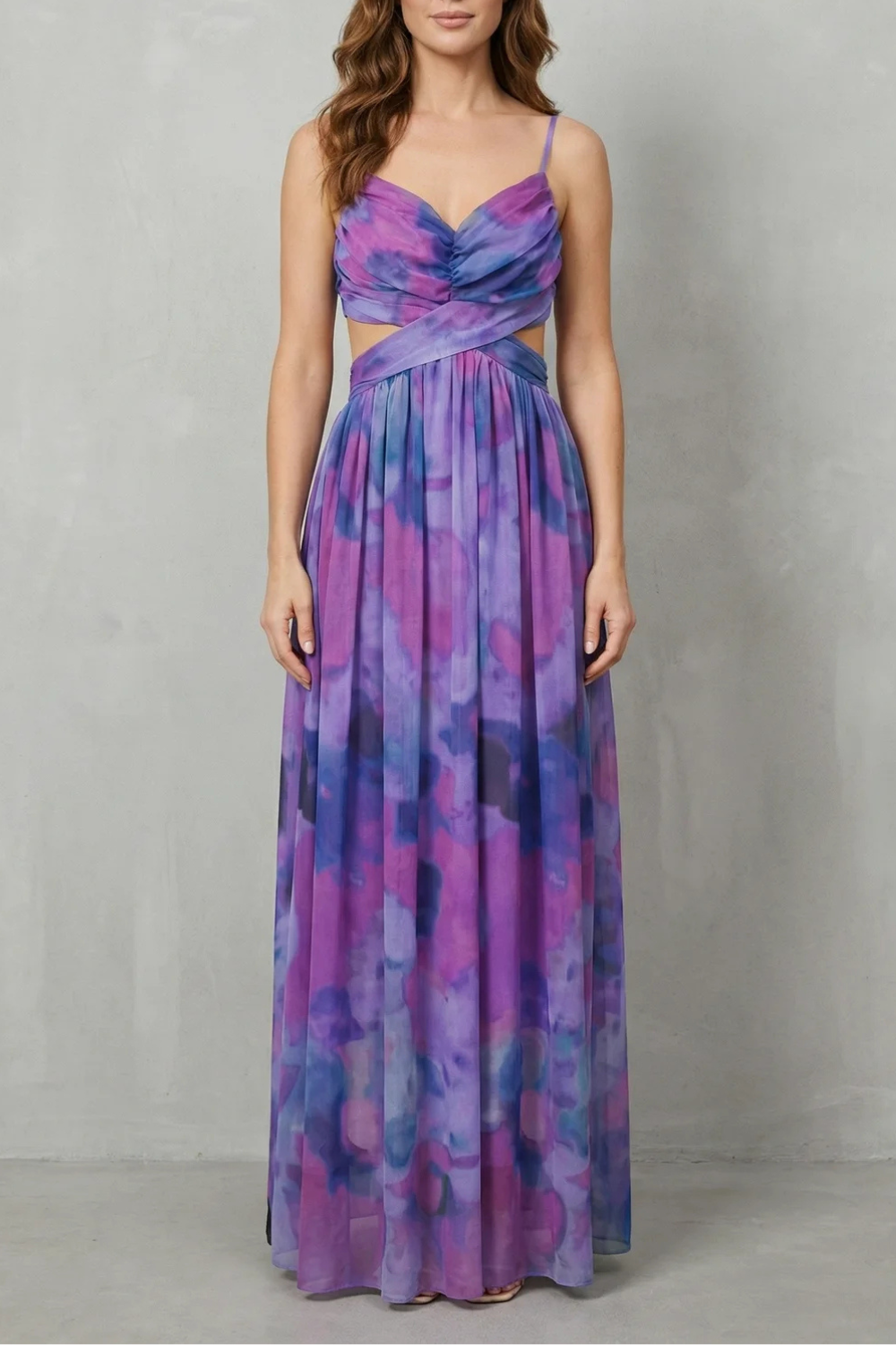 Aurellia – Watercolour romance – Sleeveless maxi dress-10598697566551-OLVIA ROSE LONDON