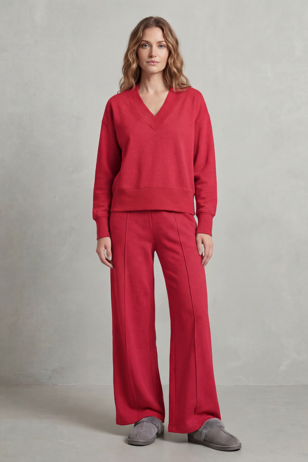 Allia – Relaxed fit – Wide-leg lounge set-10490755547479-OLVIA ROSE LONDON