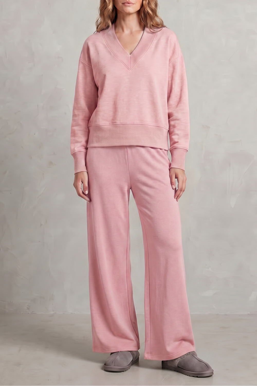 Allia – Relaxed fit – Wide-leg lounge set-10490755547479-OLVIA ROSE LONDON