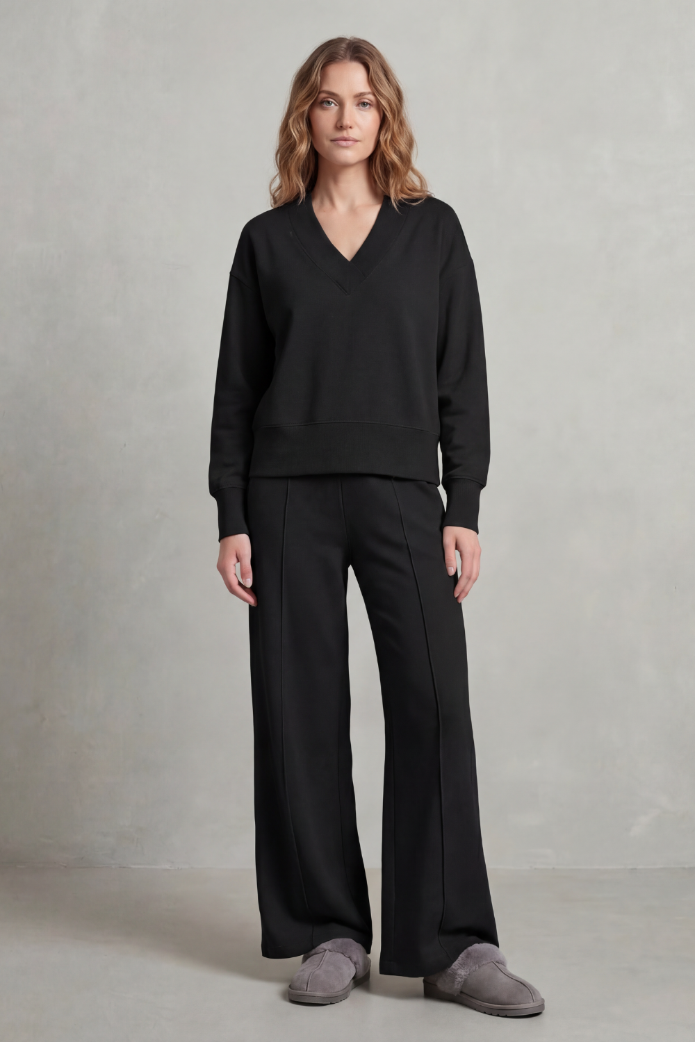 Allia – Relaxed fit – Wide-leg lounge set-10490755547479-OLVIA ROSE LONDON