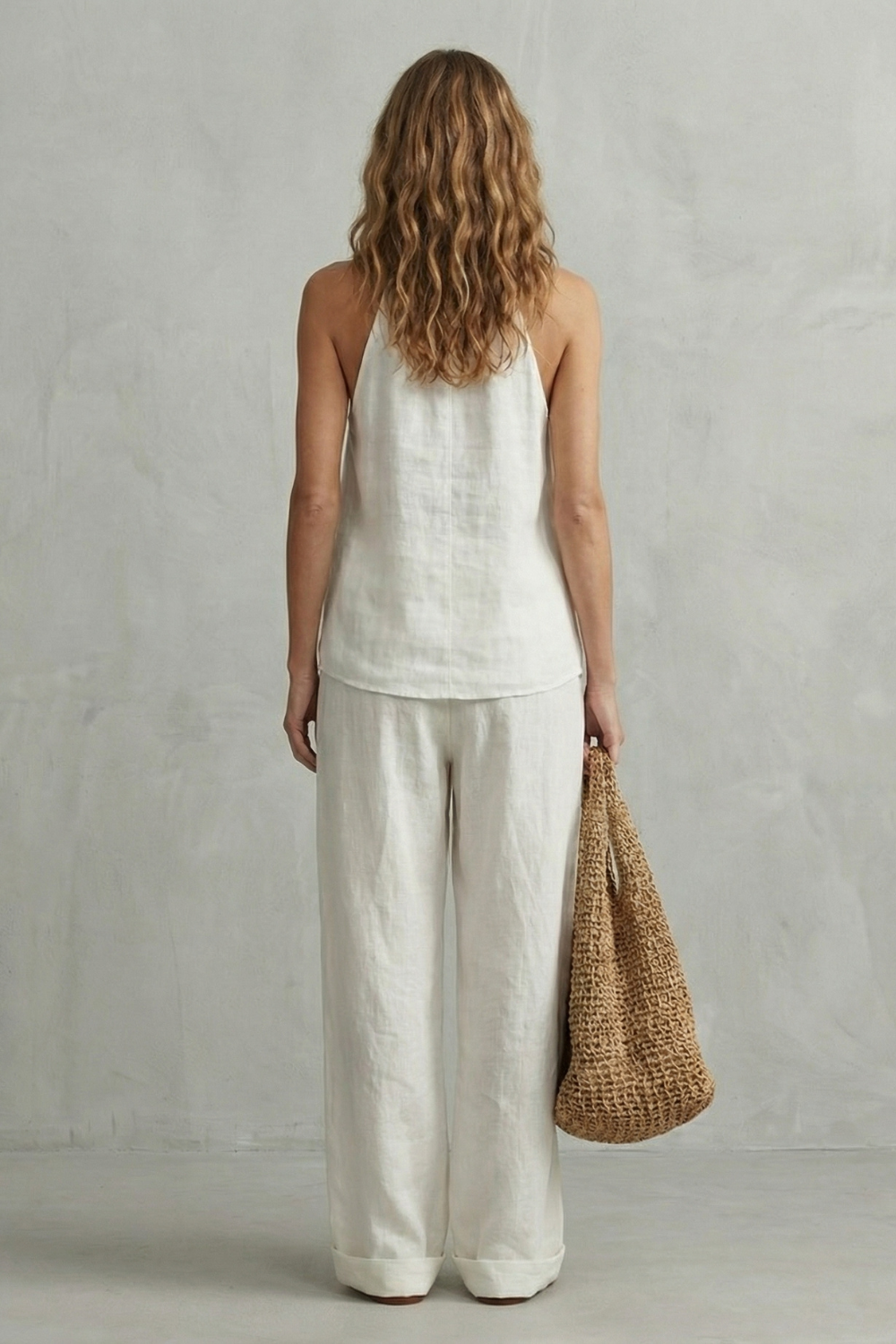 Alvéra – Relaxed linen allure – Top and trouser set-10642278613335-OLVIA ROSE LONDON