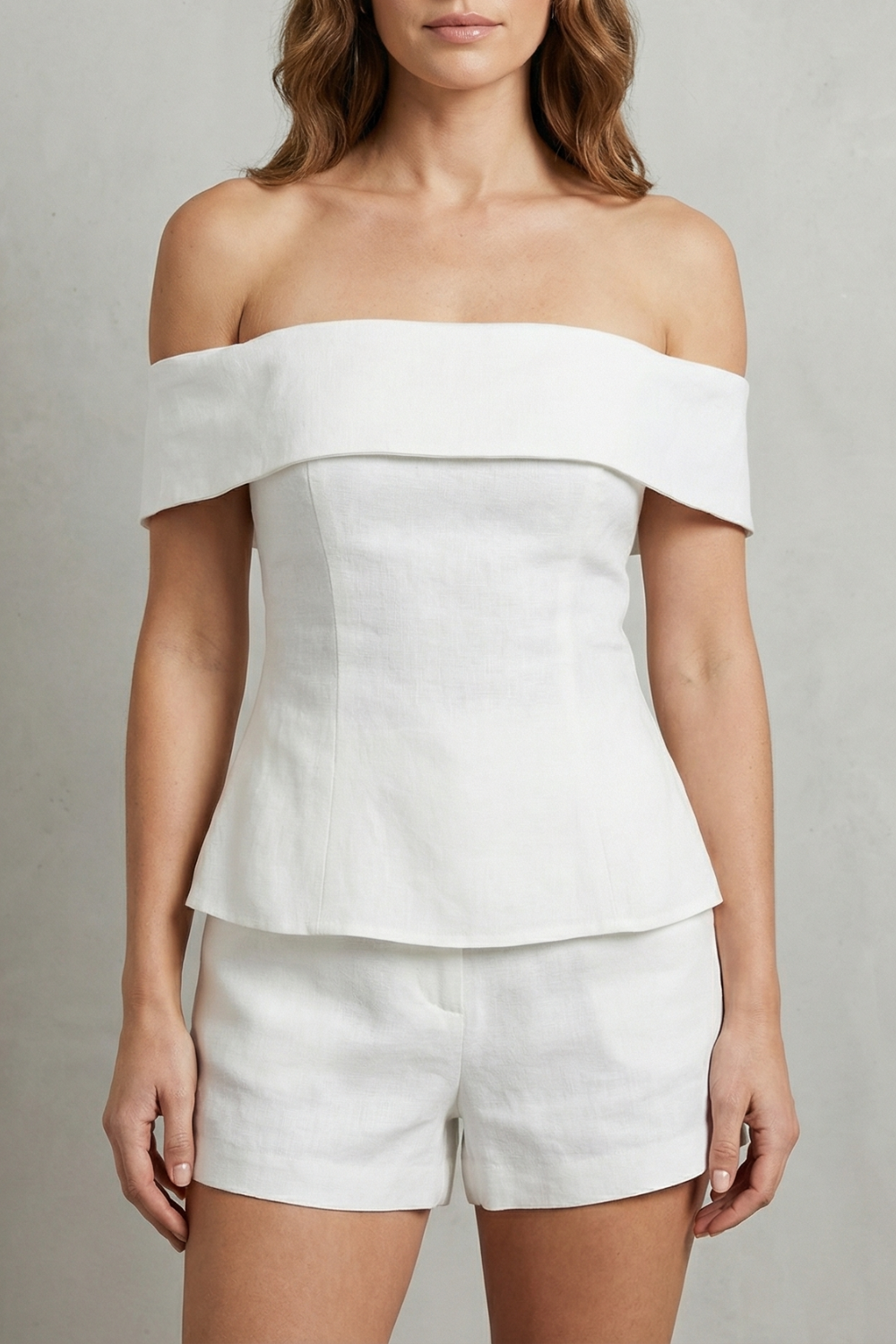 Alvienne – Off shoulder peplum elegance – Two piece set-10644332216663-OLVIA ROSE LONDON