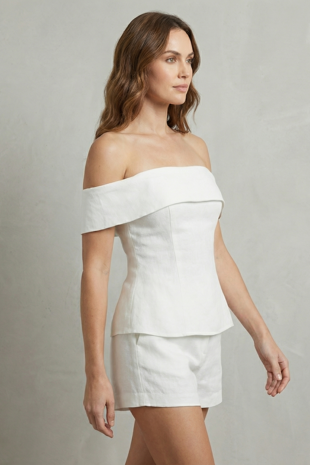 Alvienne – Off shoulder peplum elegance – Two piece set-10644332216663-OLVIA ROSE LONDON