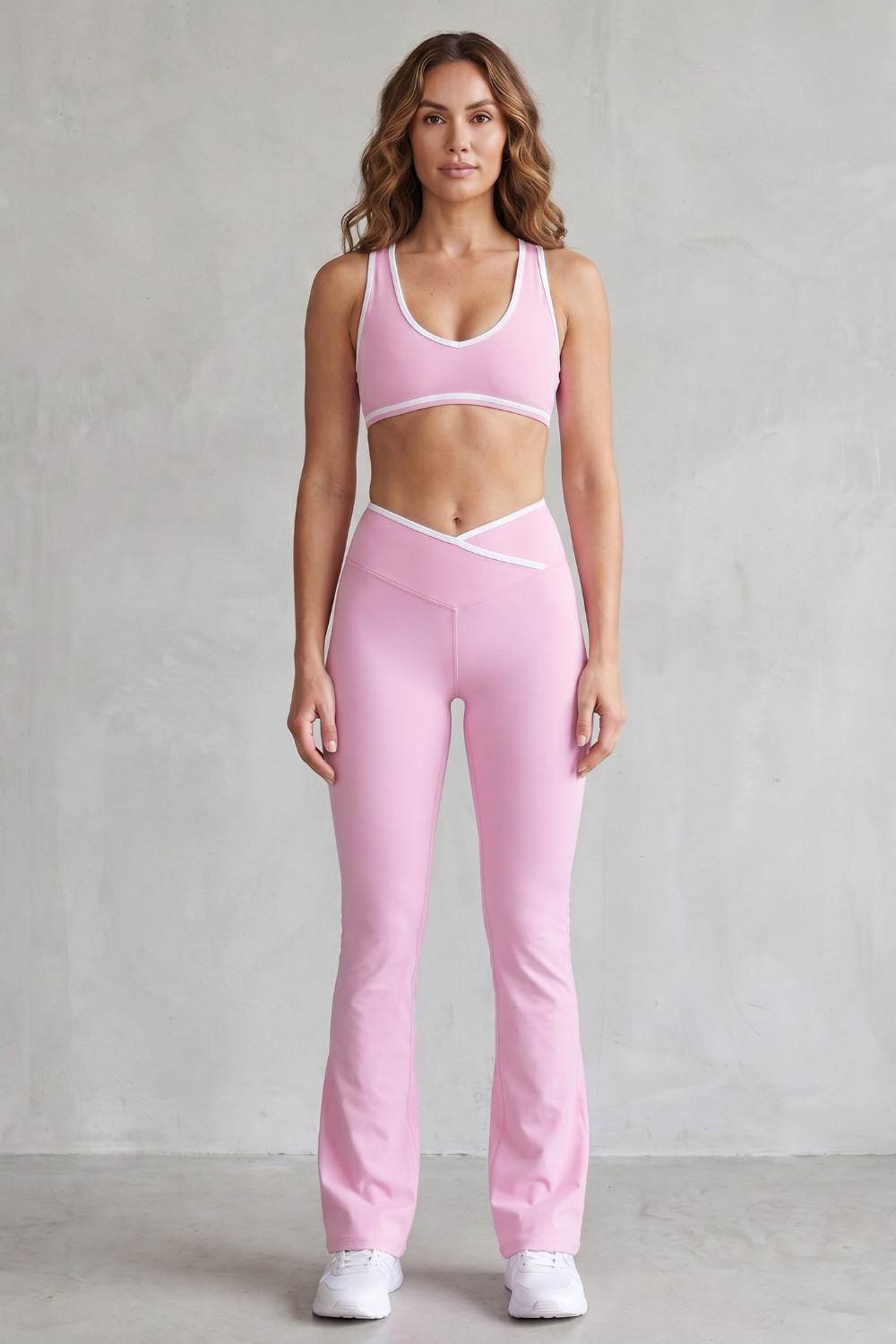 Aurelia – Sculpting contrast trim – Activewear set-10911112921431-OLVIA ROSE LONDON