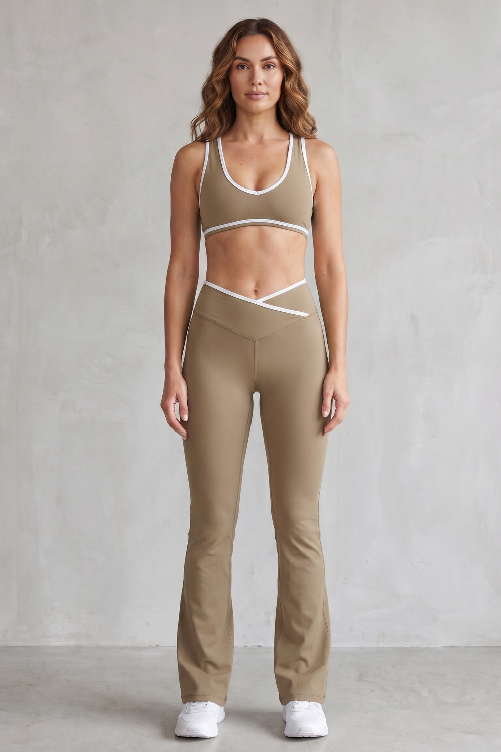 Aurelia – Sculpting contrast trim – Activewear set-10911112921431-OLVIA ROSE LONDON