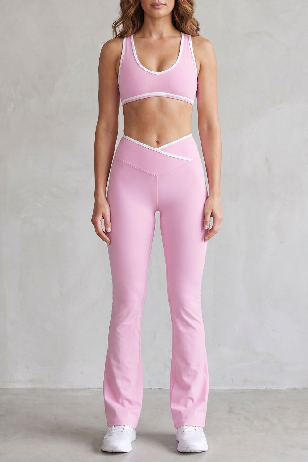 Aurelia – Sculpting contrast trim – Activewear set-10911112921431-OLVIA ROSE LONDON