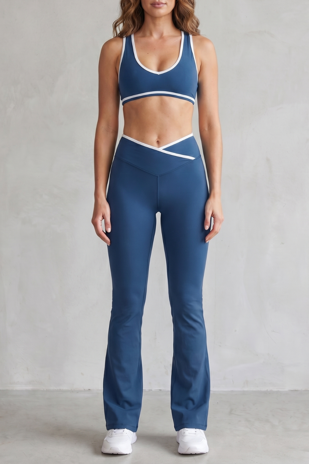 Aurelia – Sculpting contrast trim – Activewear set-10911112921431-OLVIA ROSE LONDON
