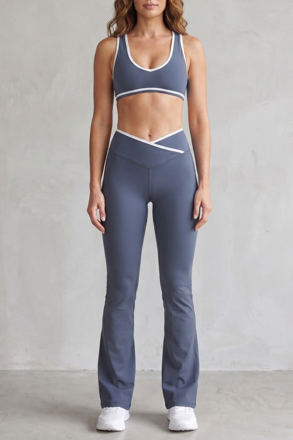 Aurelia – Sculpting contrast trim – Activewear set-10911112921431-OLVIA ROSE LONDON
