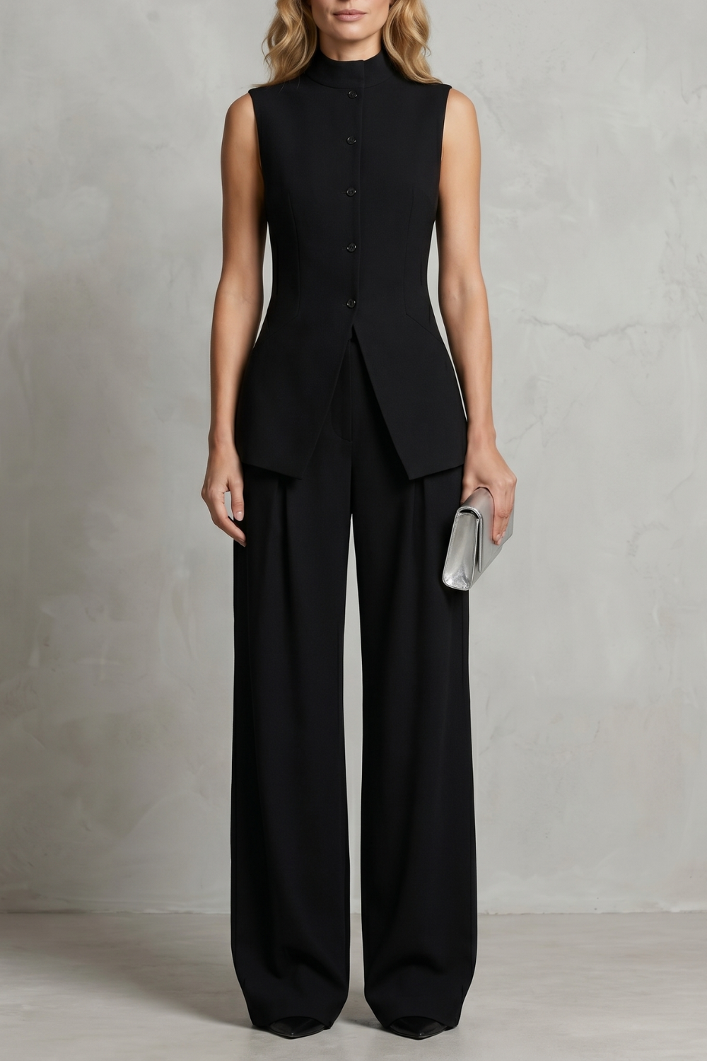 Aurellia – Draped tailored elegance – Trouser set-10914564800855-OLVIA ROSE LONDON