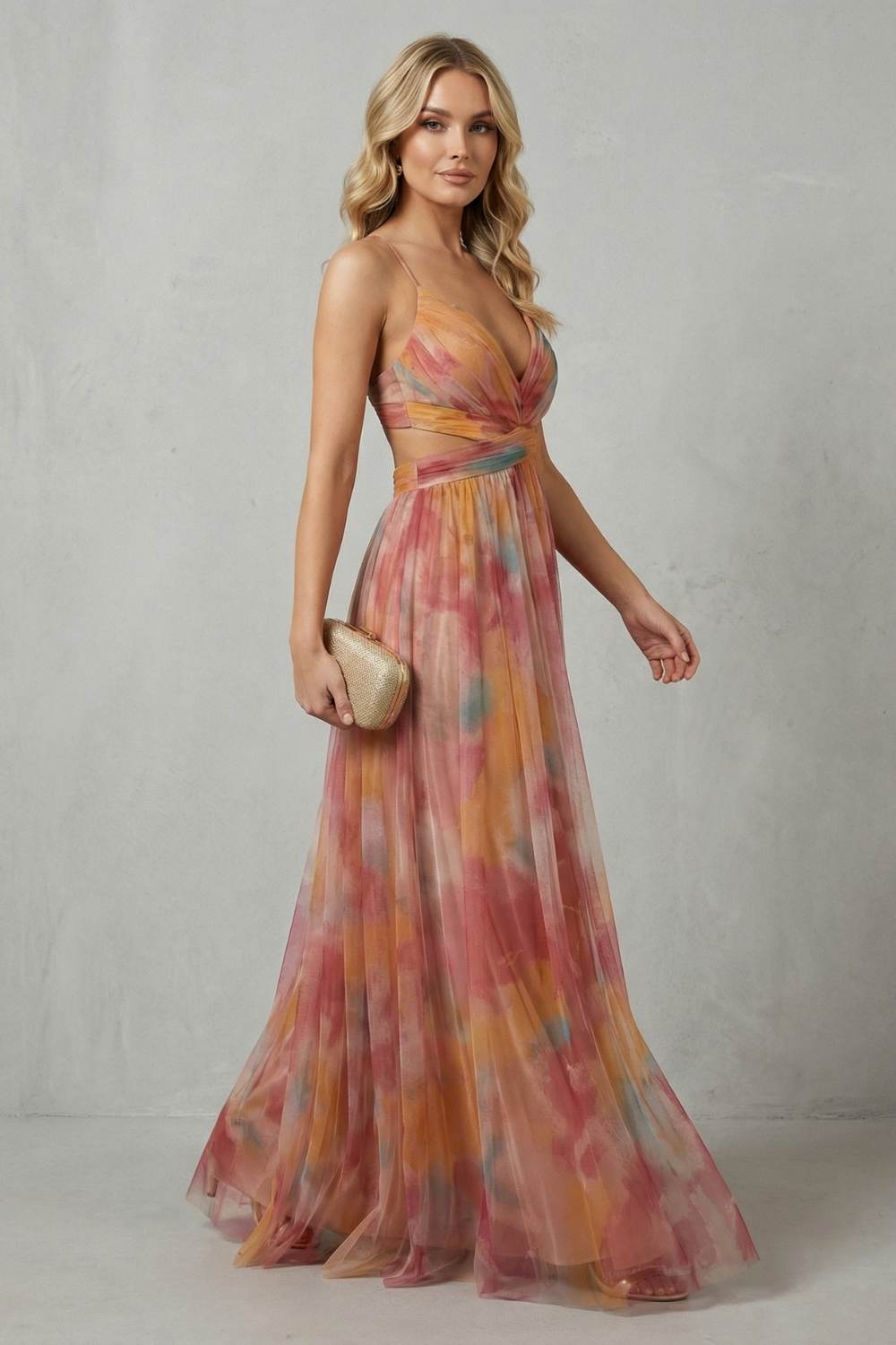 Aurellia – Watercolour romance – Sleeveless maxi dress-10598697566551-OLVIA ROSE LONDON