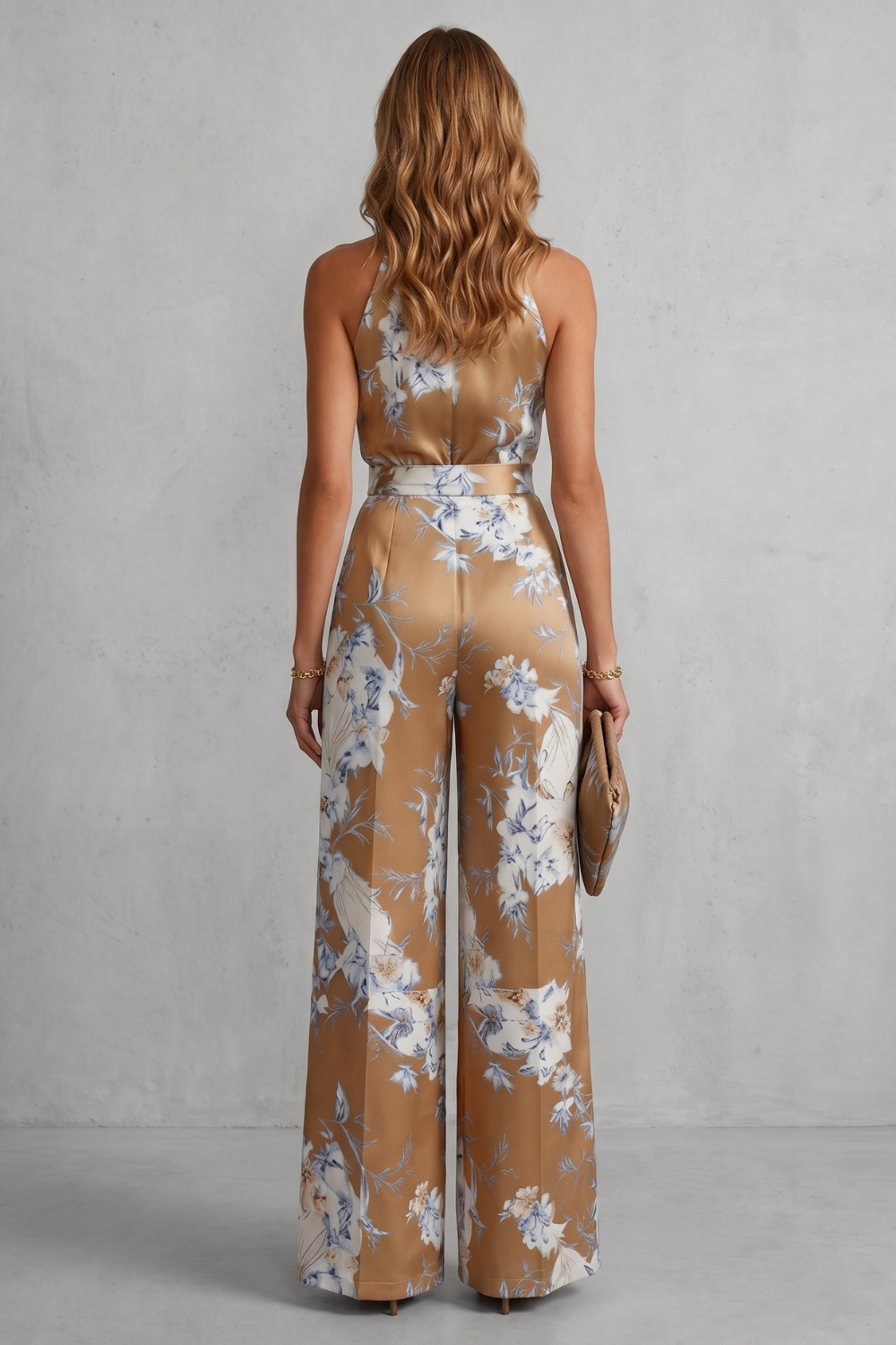 Aurelline – Romantic floral print – Halter jumpsuit-10924862865751-OLVIA ROSE LONDON