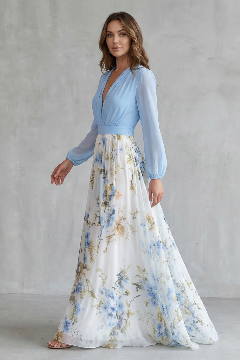Avelisse – Romantic flow – Floral maxi dress-10619263156567-OLVIA ROSE LONDON