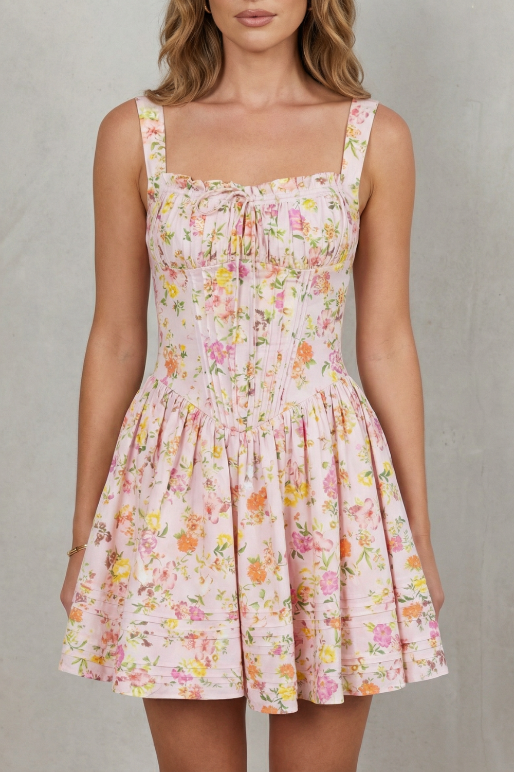 Avellina – Soft floral charm – Mini dress-10747081261399-OLVIA ROSE LONDON