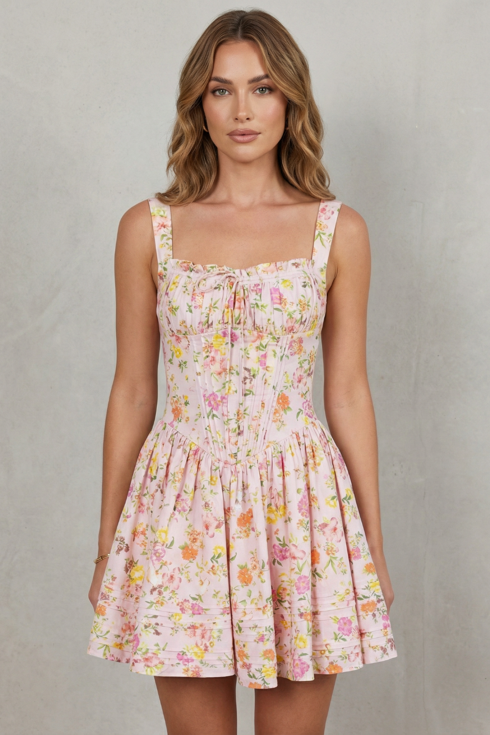 Avellina – Soft floral charm – Mini dress-10747081261399-OLVIA ROSE LONDON