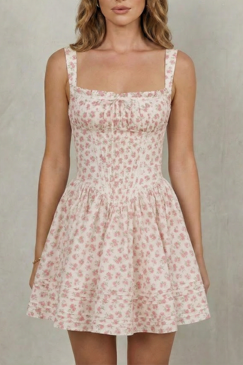 Avellina – Soft floral charm – Mini dress-10747081261399-OLVIA ROSE LONDON