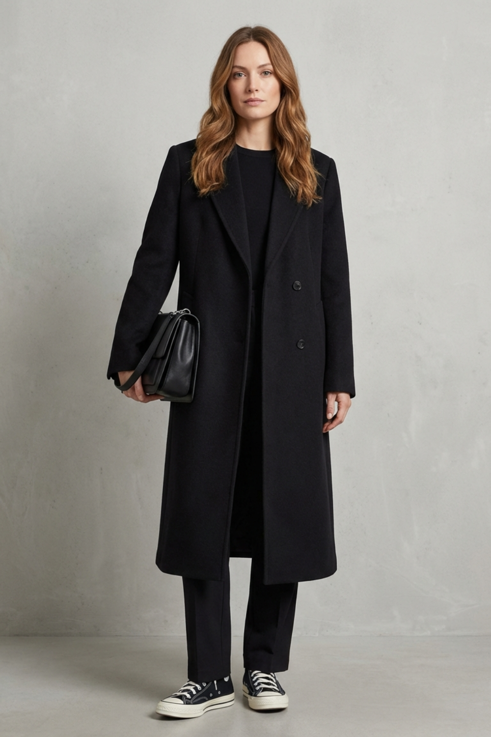 Avenza – Herringbone weave – Hepburn wool overcoat-10494041555287-OLVIA ROSE LONDON