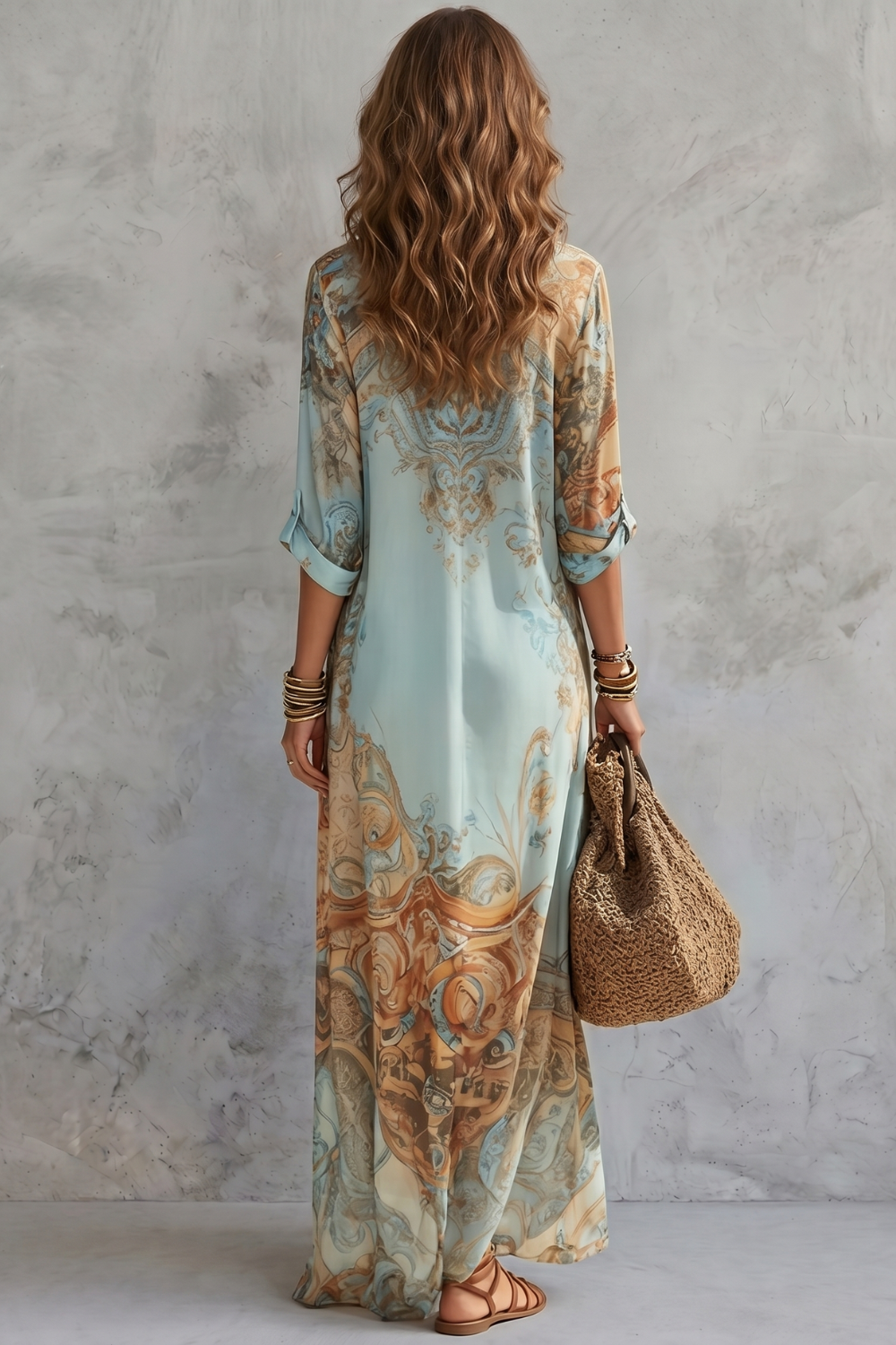 Azurienne – Ornate resort print – Maxi dress-10914602811735-OLVIA ROSE LONDON
