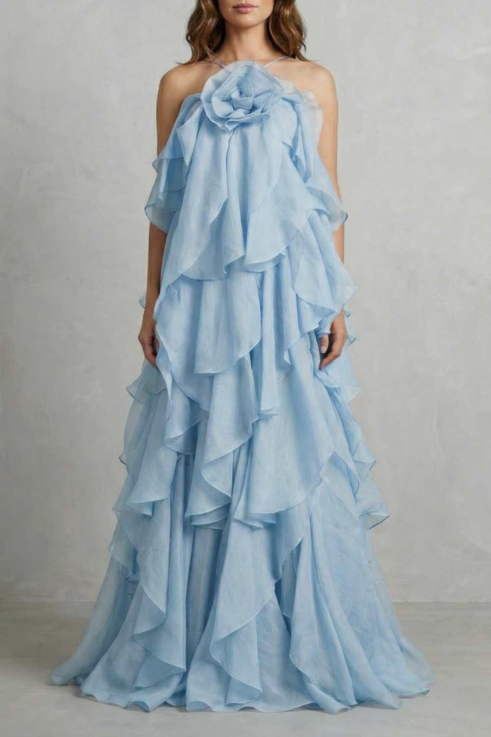 Bellarose – Layered ruffle statement – Maxi dress-10747165311319-OLVIA ROSE LONDON