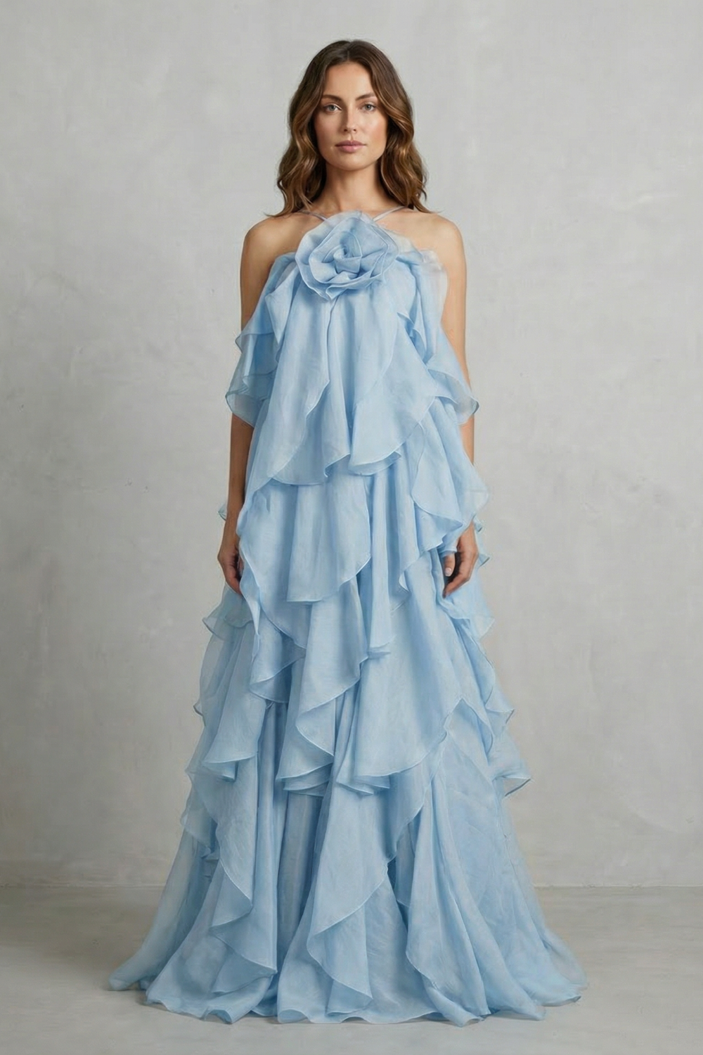 Bellarose – Layered ruffle statement – Maxi dress-10747165311319-OLVIA ROSE LONDON