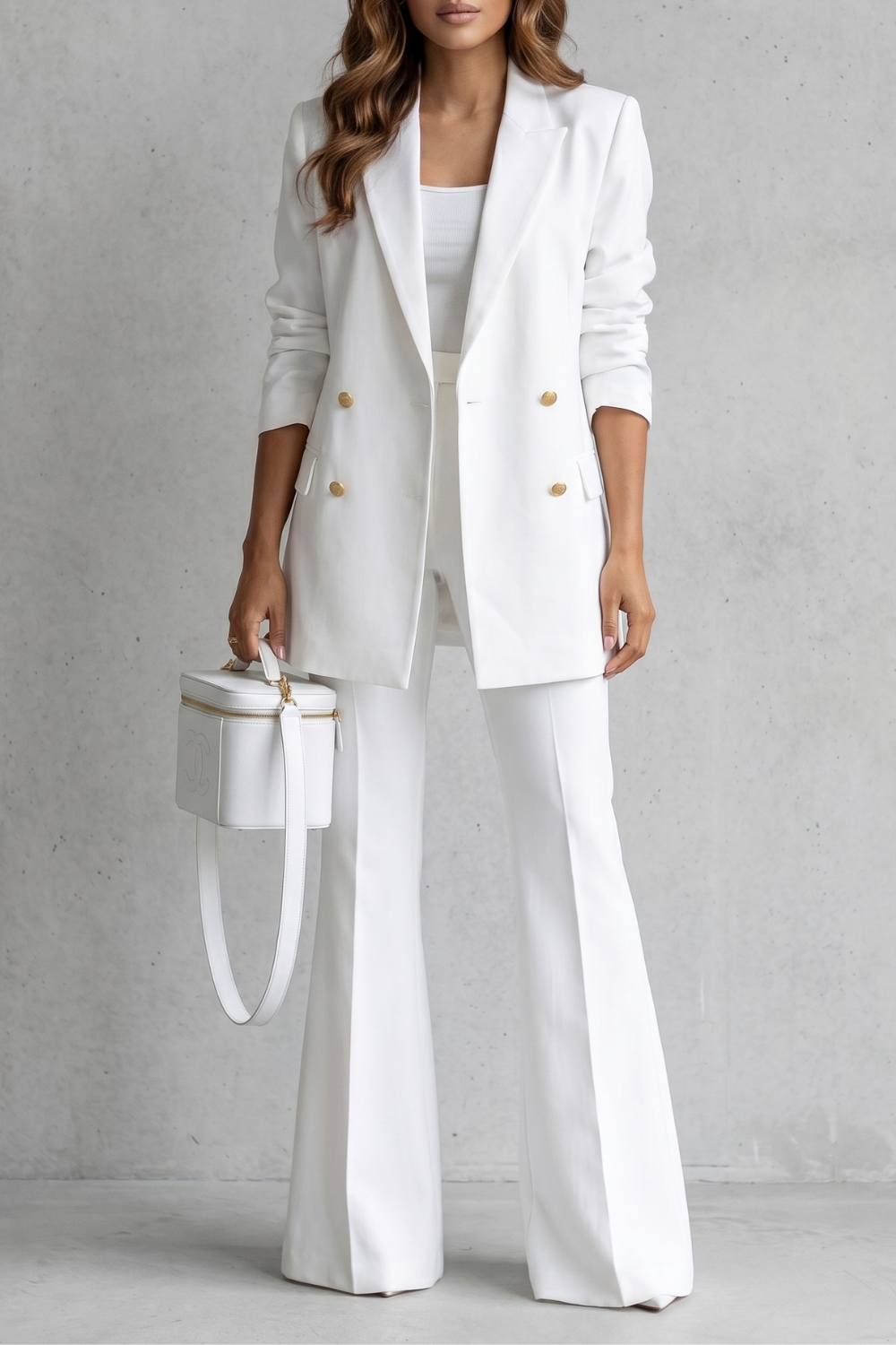 Bellavique – Refined tailored silhouette – Trouser suit set-10911113085271-OLVIA ROSE LONDON