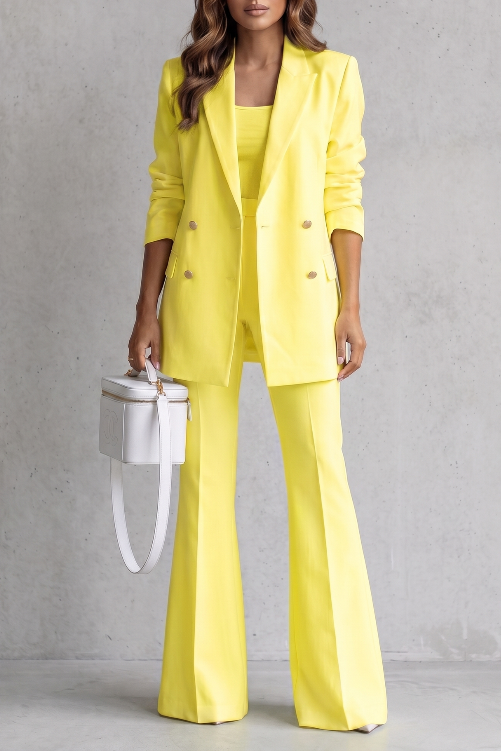 Bellavique – Refined tailored silhouette – Trouser suit set-10911113085271-OLVIA ROSE LONDON
