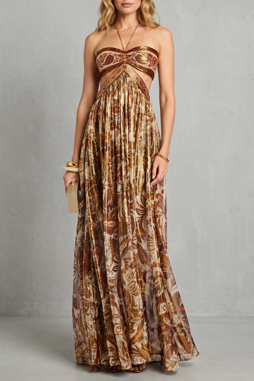 Bohemira – Paisley halter flow – Maxi dress-10755313533271-OLVIA ROSE LONDON