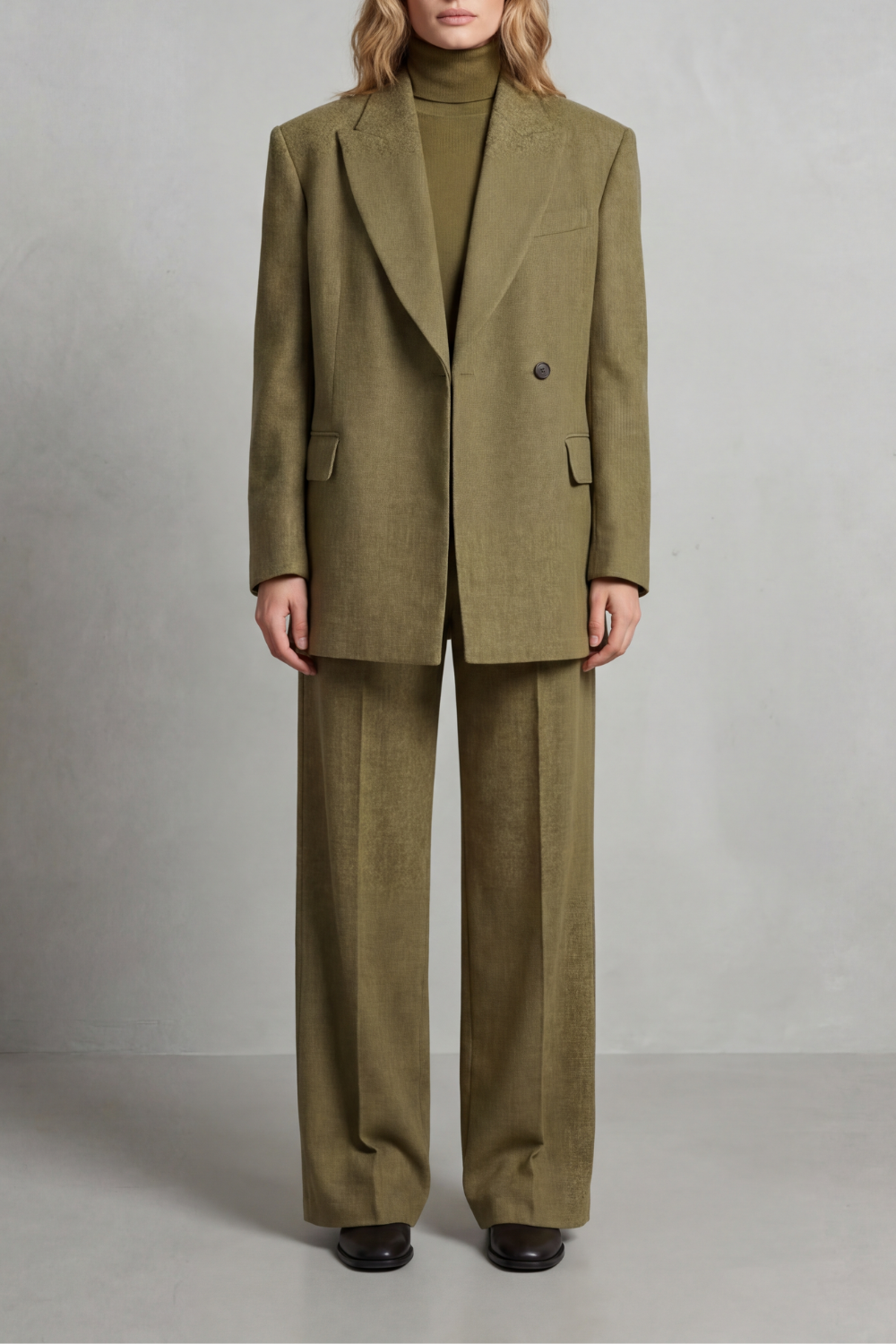 Brenda – Timeless Tailored Set – Structured Blazer & Wide-Leg Trouser-10490774880599-OLVIA ROSE LONDON