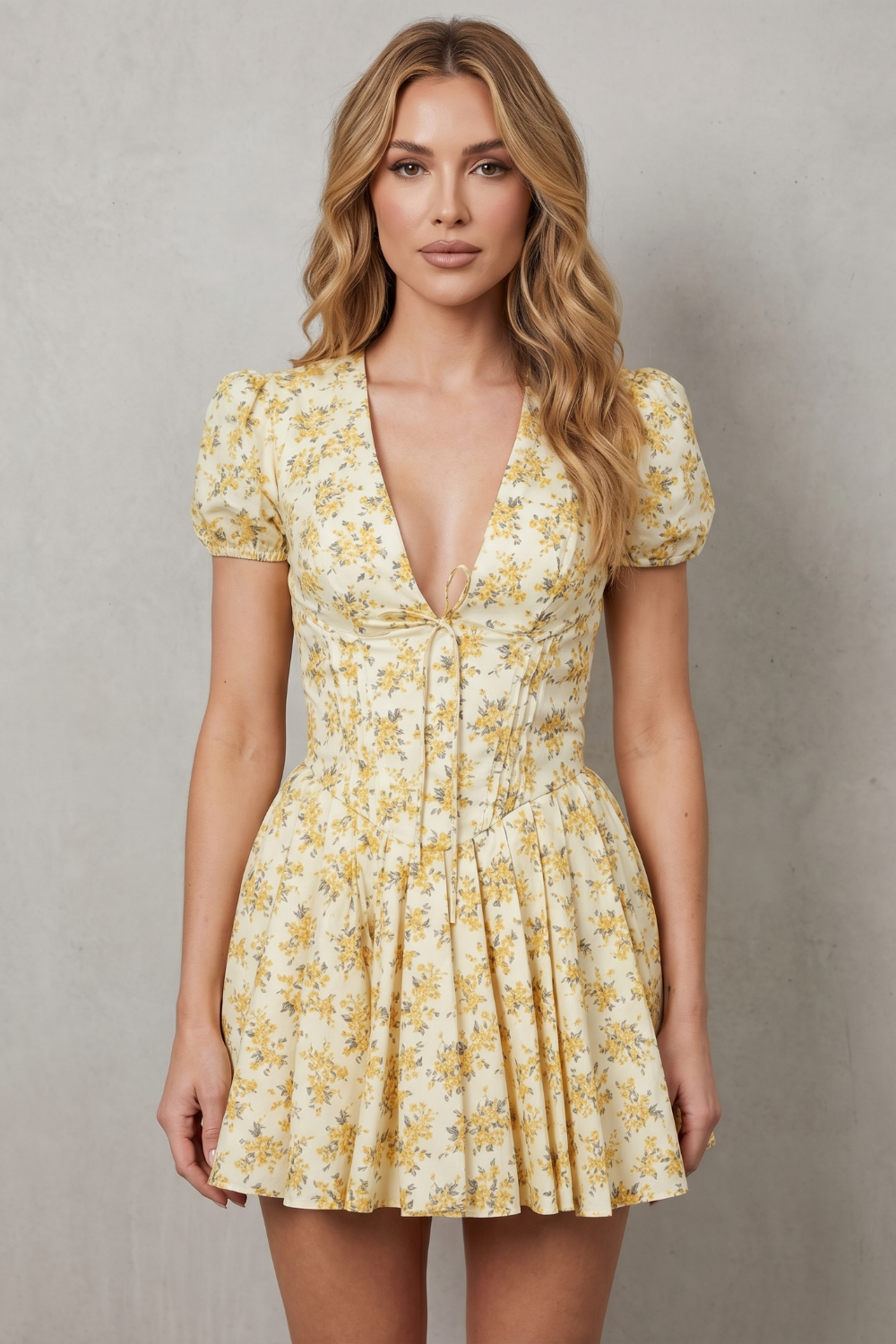 Bryavelle – Floral summer charm – Mini dress-10747081097559-OLVIA ROSE LONDON