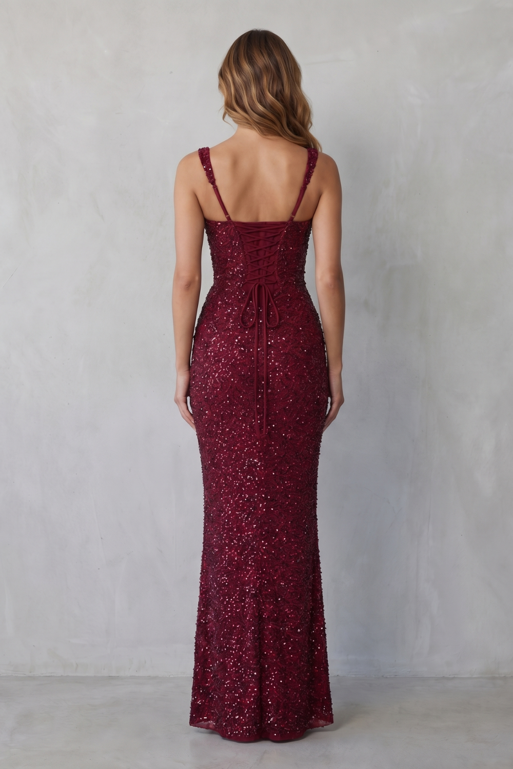 Calanthea – Sequin sculpt glamour – Maxi dress-10755090153815-OLVIA ROSE LONDON