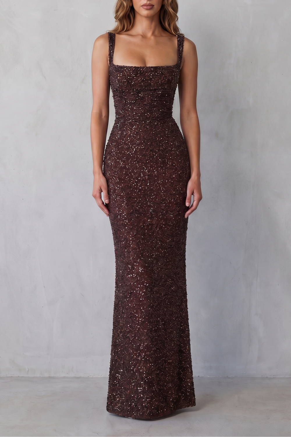 Calanthea – Sequin sculpt glamour – Maxi dress-10755090153815-OLVIA ROSE LONDON