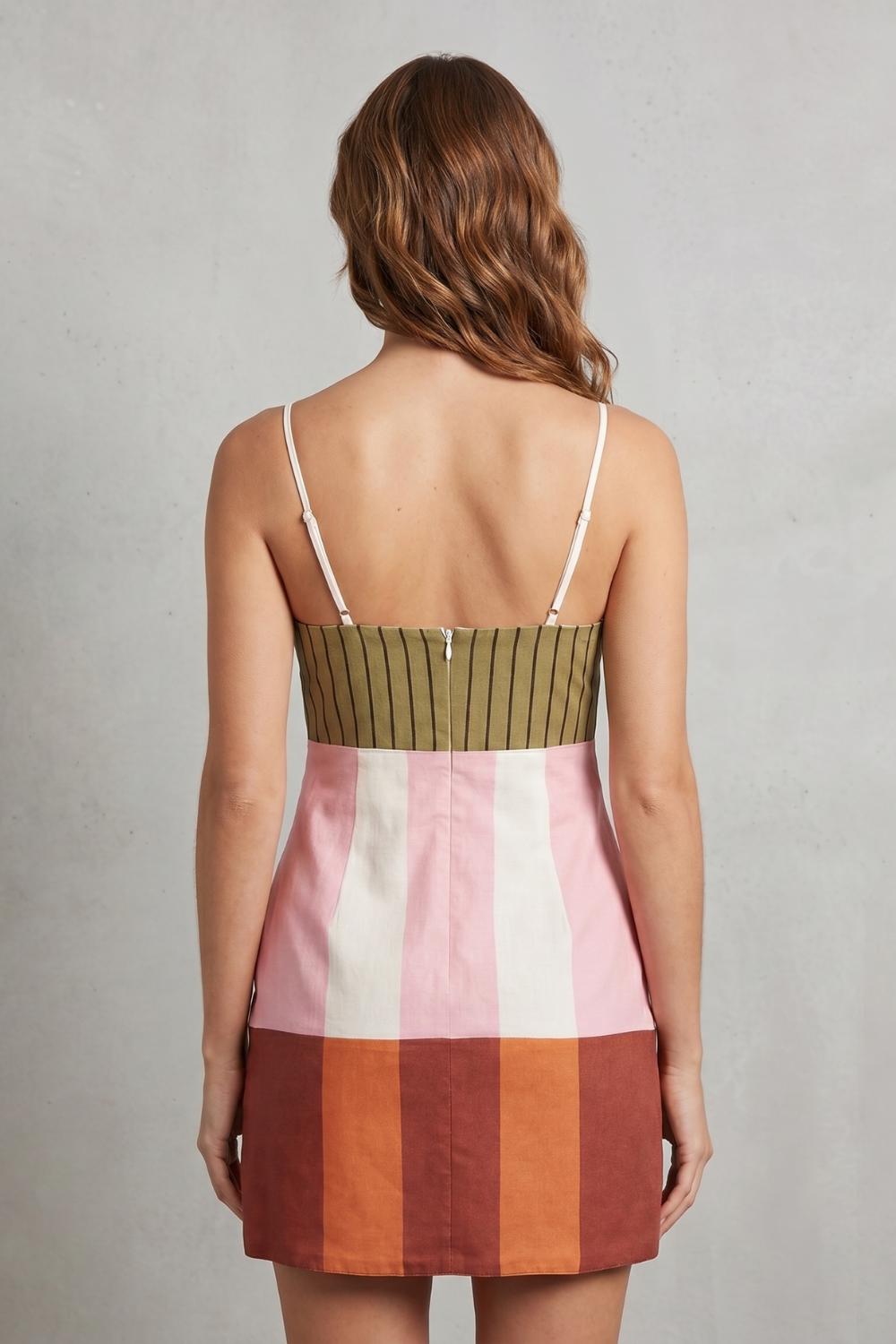 Calissia – Geometric colour-block charm – Mini dress-10914655371607-OLVIA ROSE LONDON