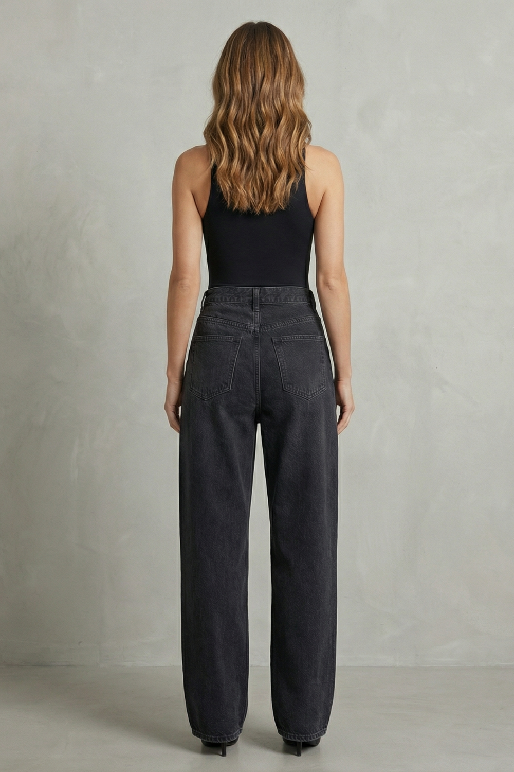 Casila – Asymmetrical closure – Straight-leg jeans-10427424604503-OLVIA ROSE LONDON